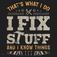 Thats What I Do I Fix Stuff And I Know Things Funny Saying Women's Sweatshirt thumb 2