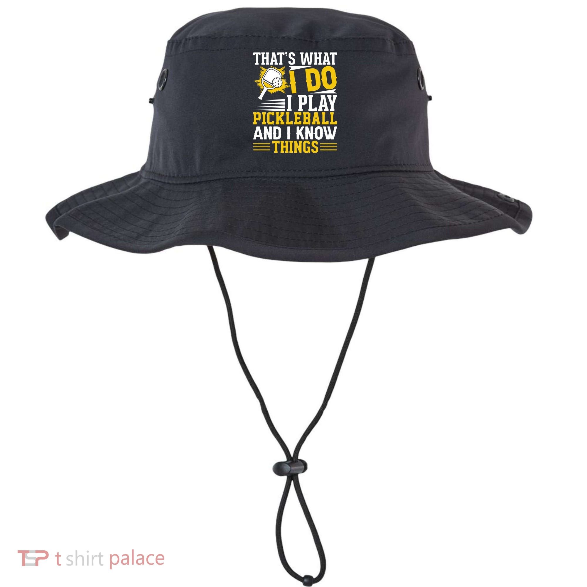That's What I Do I Play Pickleball And I Know Things Bucket Hat