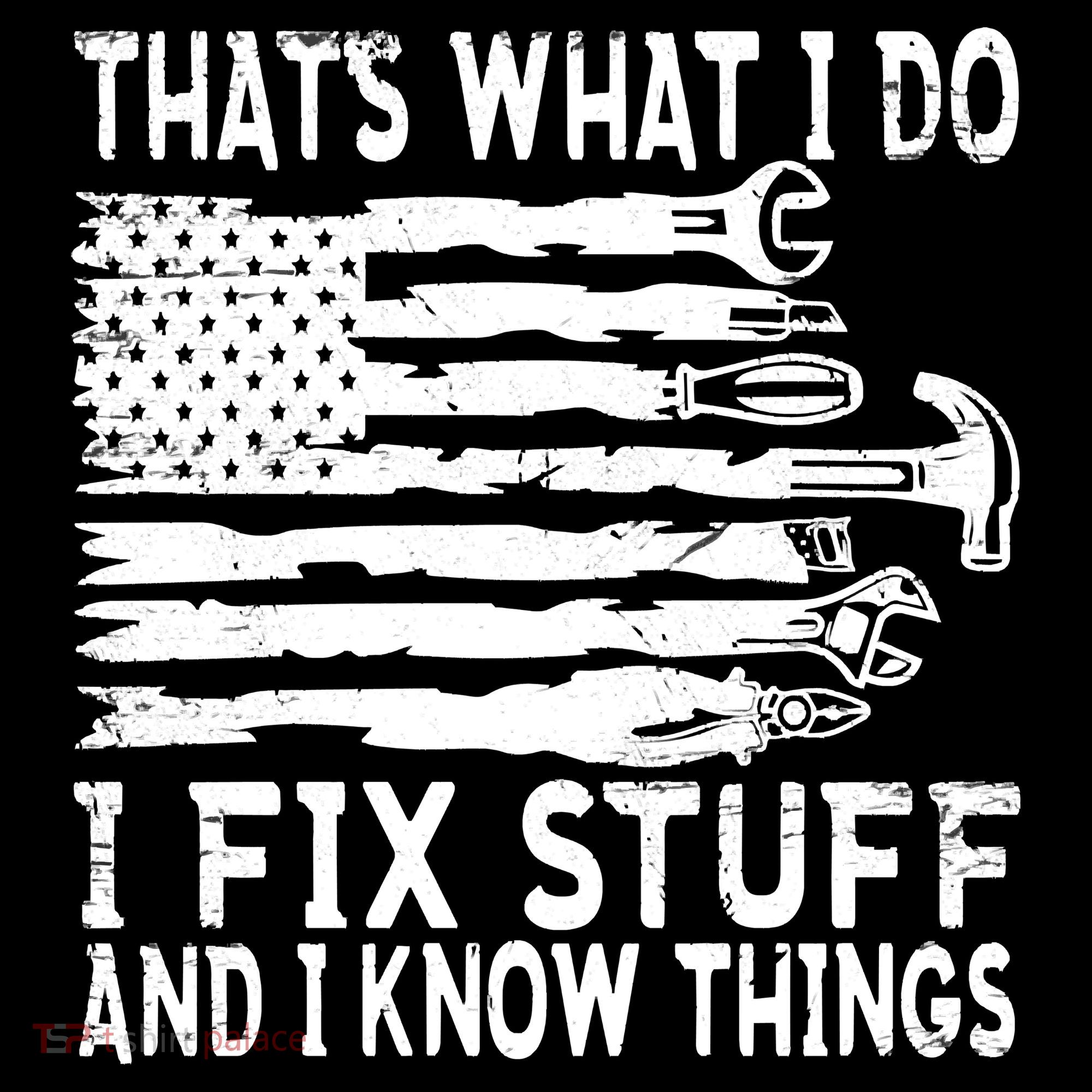 That's What I Do I Fix Stuff And I Know Things Funny Women's Hoodie