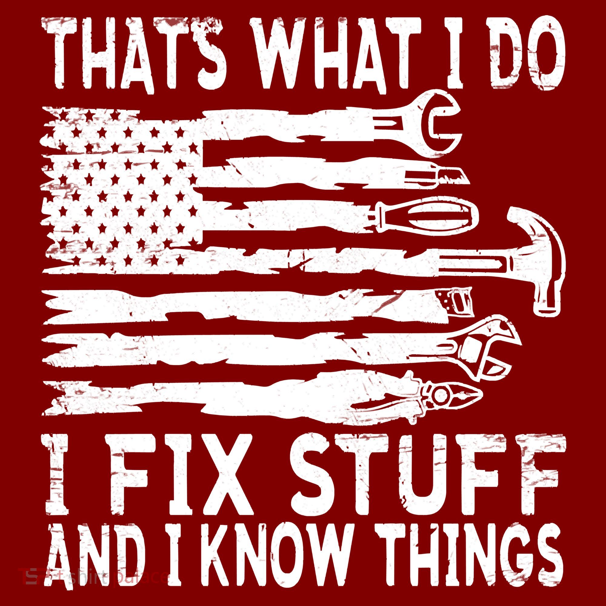 That's What I Do I Fix Stuff And I Know Things Funny Kids Hoodie