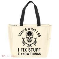That's What I Do I Fix Stuff and I Know Things Mechanic   Tote Bag thumb 0