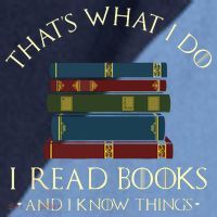 That's What I Do I Read Books And I Know Things Reading Raglan Baseball Sleeve Shirt thumb 2