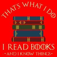 That's What I Do I Read Books And I Know Things Reading Santa Hat thumb 1