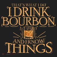 ThatS What I Do I Drink Bourbon And I Know Things Beanie thumb 2