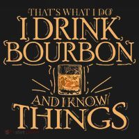 ThatS What I Do I Drink Bourbon And I Know Things Kids Sweatshirt thumb 2