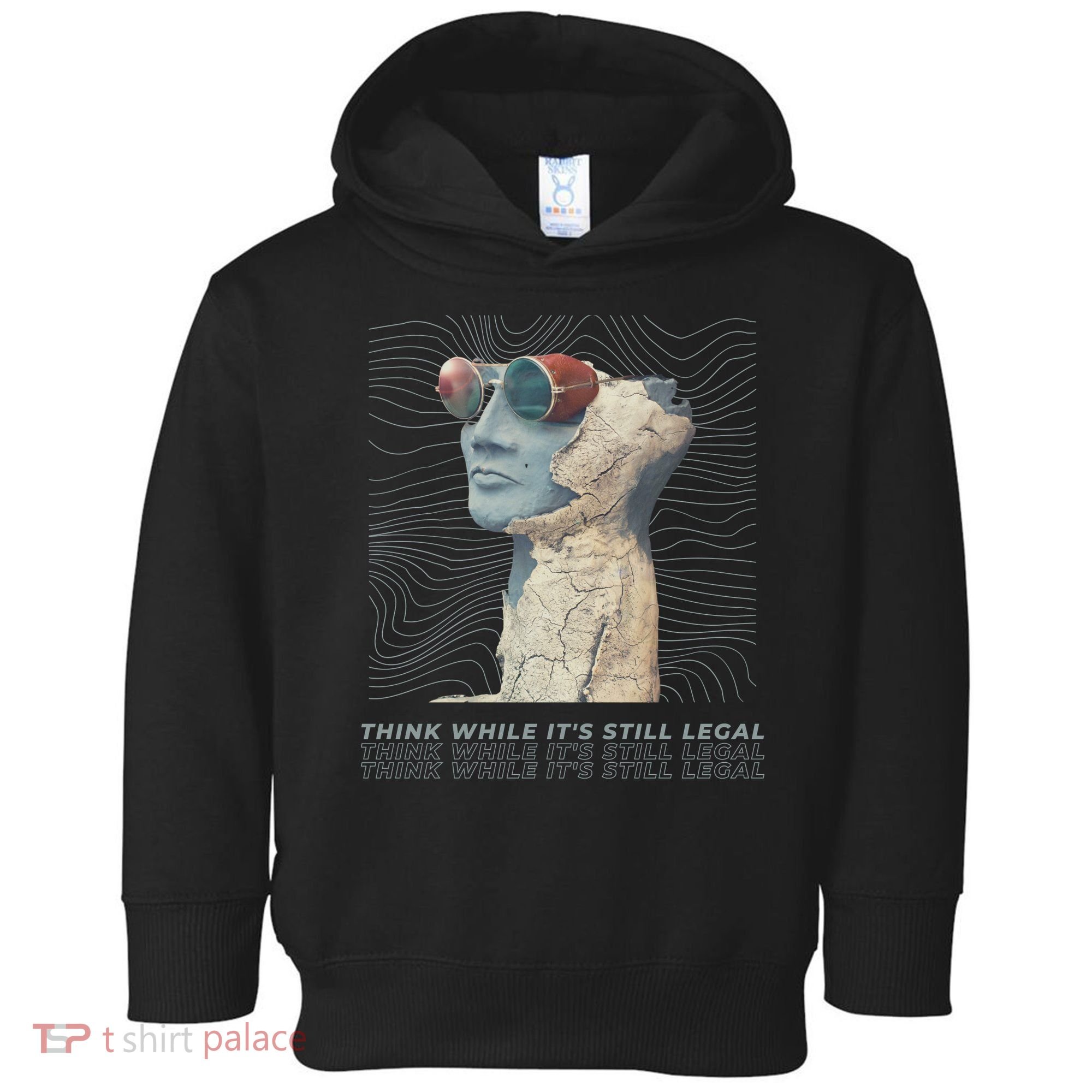 Think While It's Still Legal Anti Woke Cancel Culture Toddler Hoodie