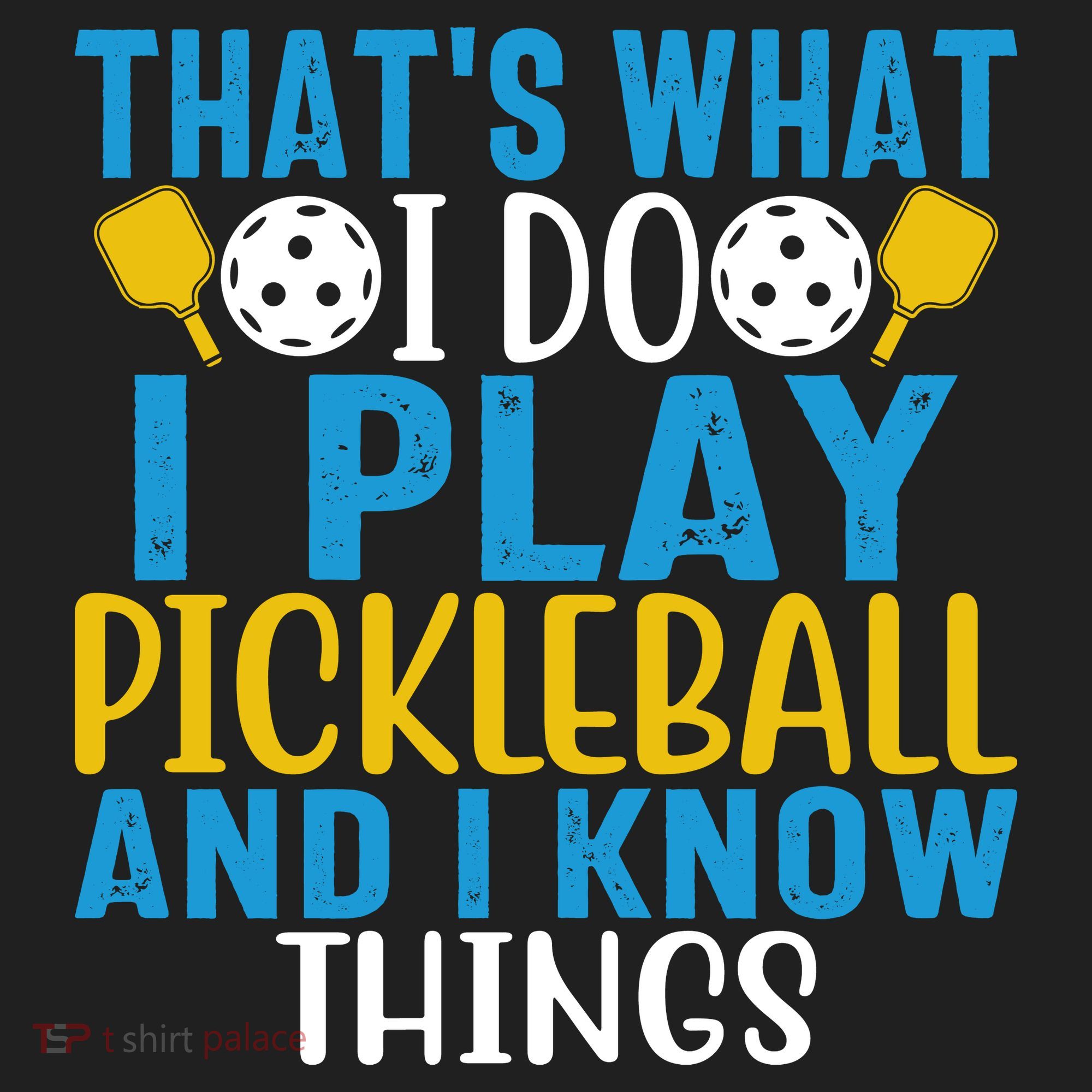 That's What I Do I Play Pickleball & Know Things, Funny Gift Beanie