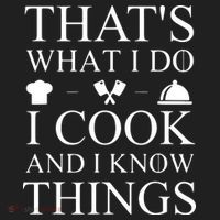That's What I Do I Cook And I Know Things Tumbler thumb 3