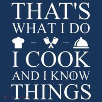 That's What I Do I Cook And I Know Things Women's Hoodie thumb 2