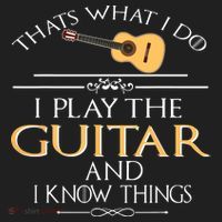 Thats What I Do I Play The Guitar And I Know Things Tumbler thumb 3