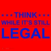Think While It's Still Legal Constitutional Rights Santa Hat thumb 1