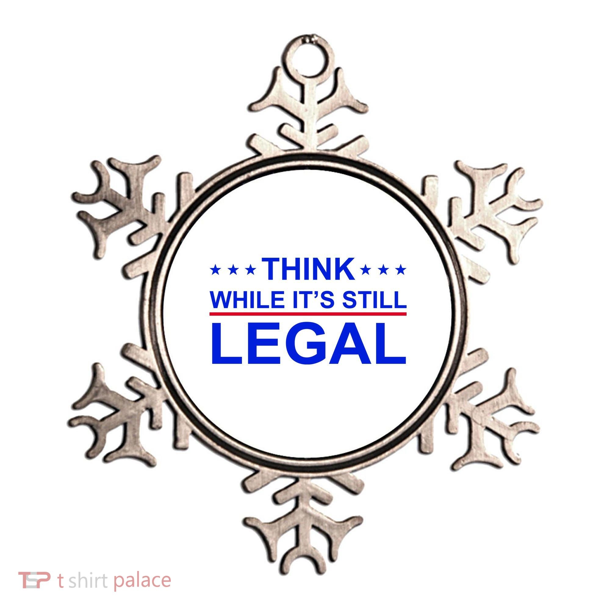 Think While It's Still Legal Constitutional Rights Ornament