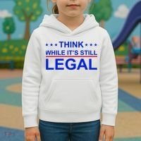 Think While It's Still Legal Constitutional Rights Kids Hoodie thumb 3