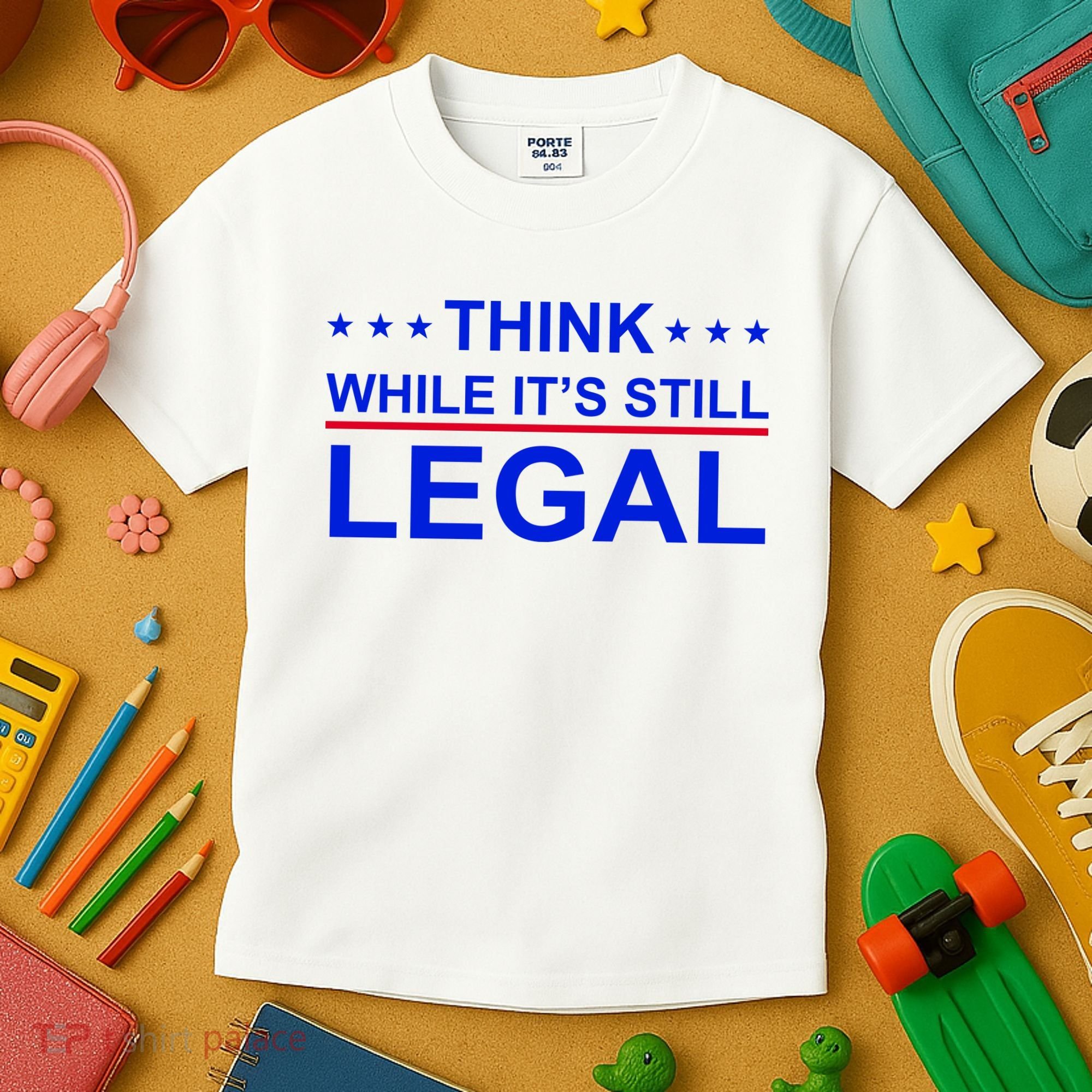Think While It's Still Legal Constitutional Rights Kids T-Shirt