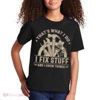 That's What I Do I Fix Stuff And I Know Things Funny Saying Kids T-Shirt thumb 2