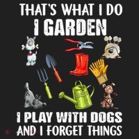 Thats What I Do I Garden I Play With Dogs And I Forget Beanie thumb 2