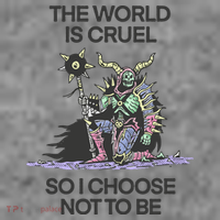 The World Is Cruel So I Choose Not To Be Toddler Hoodie thumb 2