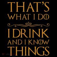 Thats What I Do I Drink And I Know Things Women's Hoodie thumb 2