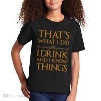 Thats What I Do I Drink And I Know Things Kids T-Shirt thumb 2