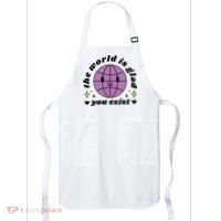 The World Is Glad You Exist Mental Health Apron thumb 0