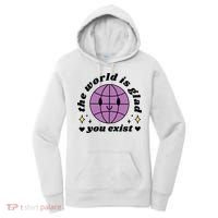 The World Is Glad You Exist Mental Health Women's Hoodie thumb 0
