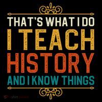 That's What I Do I Read History And I Know Things Teacher Gift Women's Hoodie thumb 2