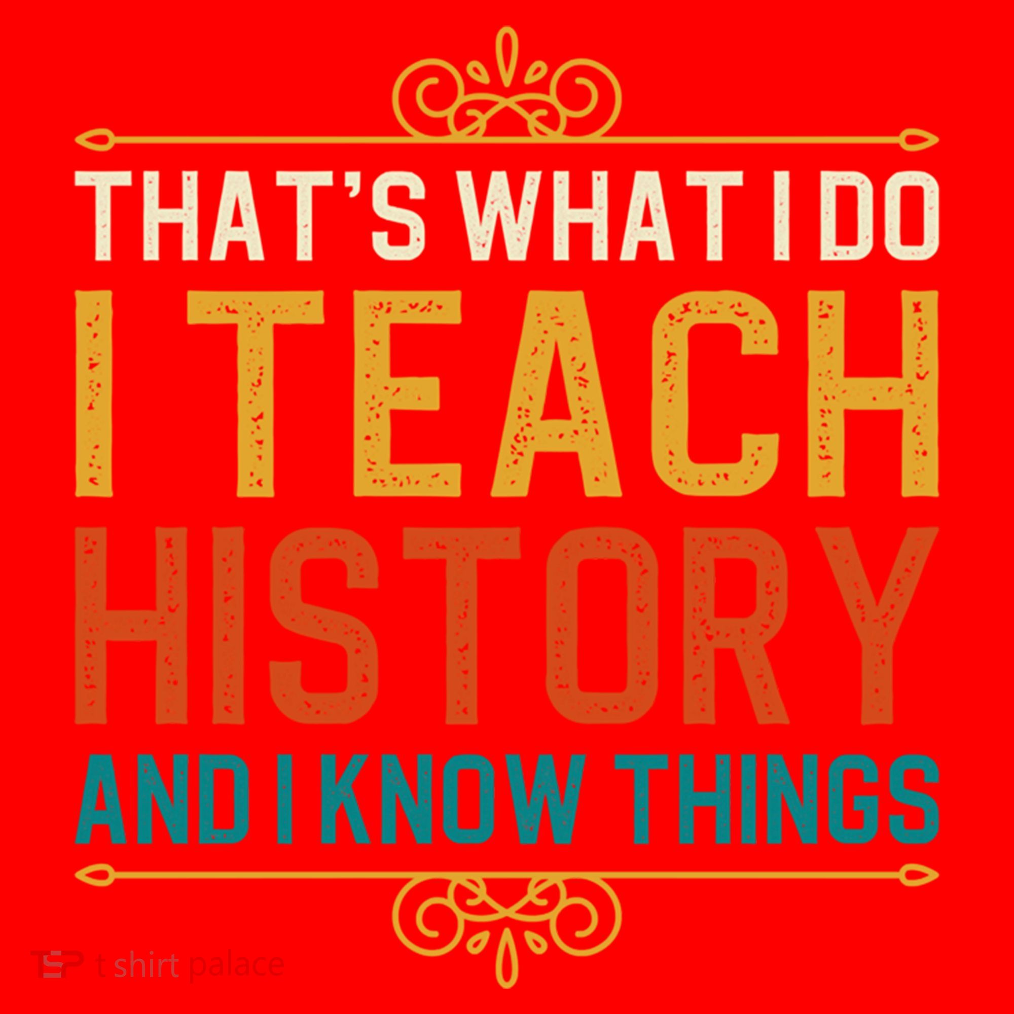 That's What I Do I Read History And I Know Things Teacher Gift Santa Hat
