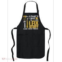 That's What I Do I Fix Stuff And I Know Things Funny Saying Apron thumb 0