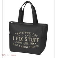 ThatS What I Do I Fix Stuff And I Know Things Funny Dad Tote Bag thumb 3