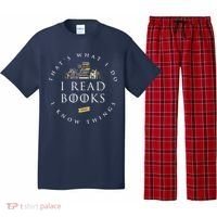 That's What I Do I Read Books And I Know Things Reading Pajama Set thumb 0