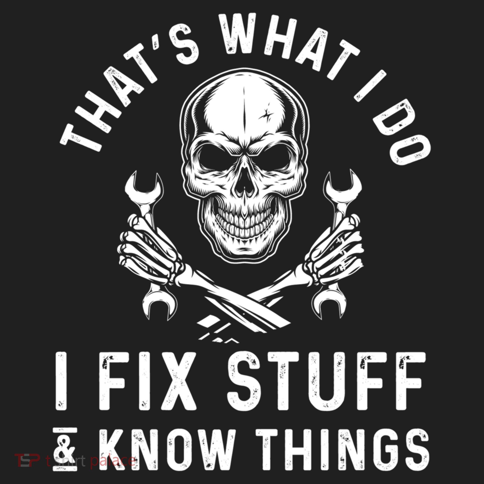 That's What I Do I Fix Stuff And I Know Things Mechanic Gift Beanie
