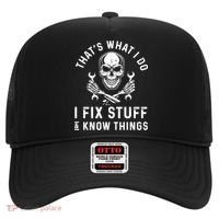 That's What I Do I Fix Stuff And I Know Things Mechanic Gift Hat thumb 0
