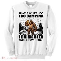 Thats What I Do I Go Camping I Drink Beer And I Know Things Sweatshirt thumb 0