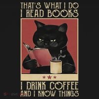 Thats What I Do I Read Books Drink Coffee And I Know Things Backpack thumb 2
