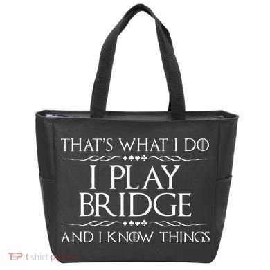 ThatS What I Do I Play Bridge Bridge Player Card Game Tote Bag
