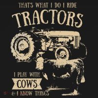 Thats What I Do I Ride Tractors Farmer Cowboy Women's Hoodie thumb 2