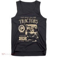 Thats What I Do I Ride Tractors Farmer Cowboy Tank Top thumb 0