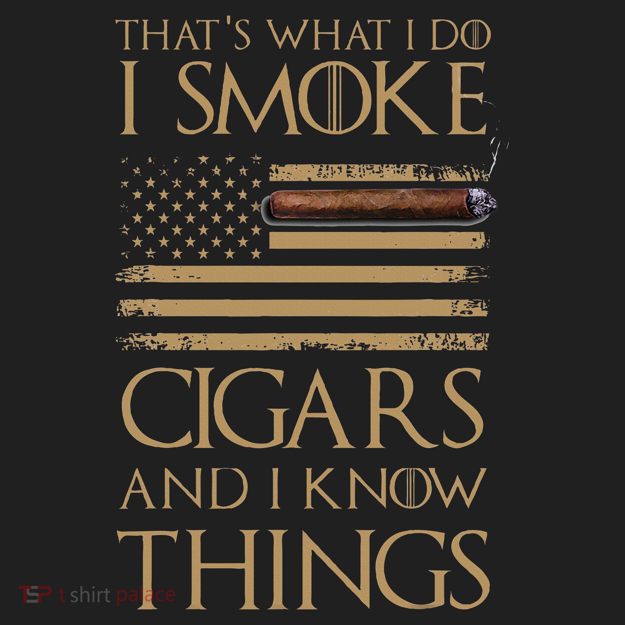 ThatS What I Do I Smoke Cigars And I Know Things Beanie