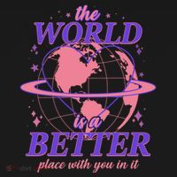 The World Is A Better Place With You In It Women's Hoodie thumb 2