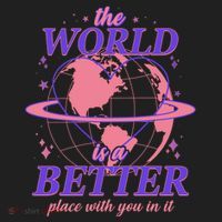 The World Is A Better Place With You In It Hat thumb 2