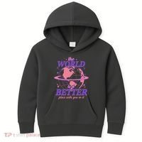 The World Is A Better Place With You In It Kids Hoodie thumb 0