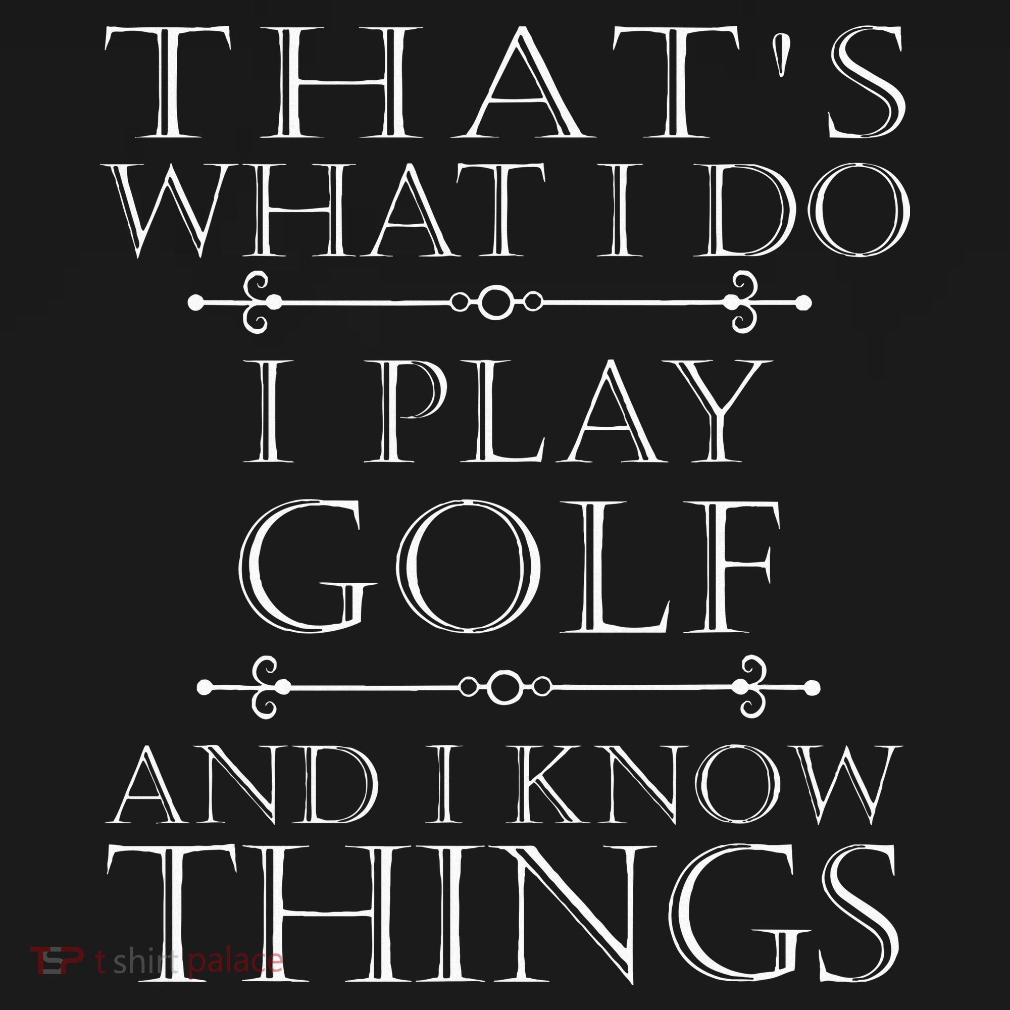 That's What I Do I Play Golf Funny Golfer Golfing Visor