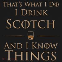 That’s What I Do I Drink Scotch And I Know Things Mousepad thumb 1