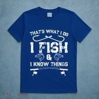 ThatS What I Do I Fish And I Know Things Fishing Gift T-Shirt thumb 5