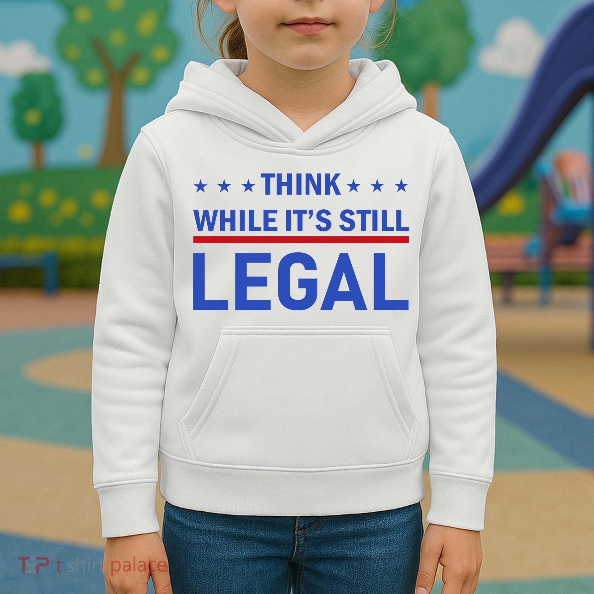Think While It's Still Legal Kids Hoodie