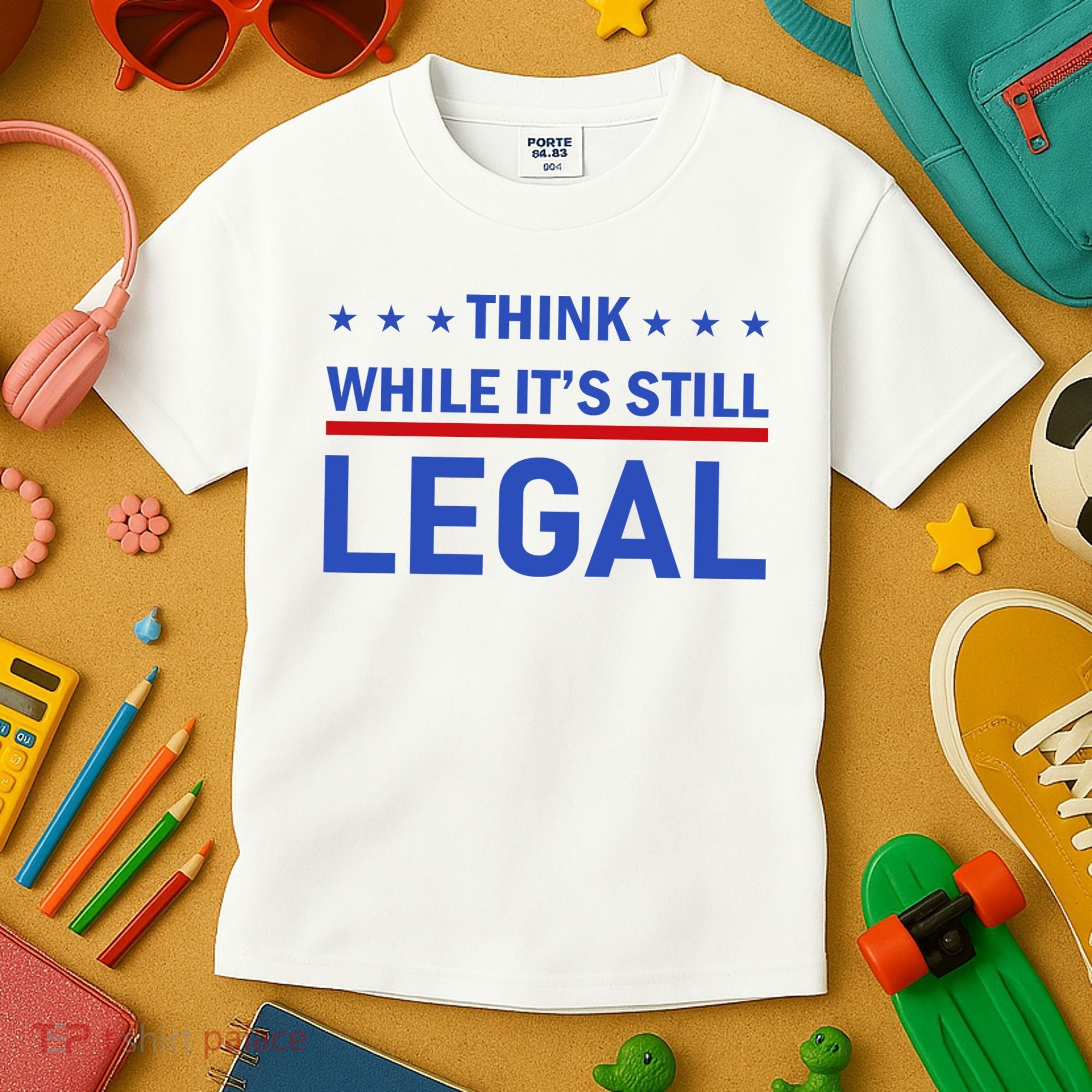 Think While It's Still Legal Kids T-Shirt