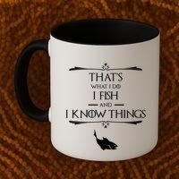 ThatS What I Do I Fish And I Know Things Funny Fishing Cute Gift Coffee Mug thumb 2