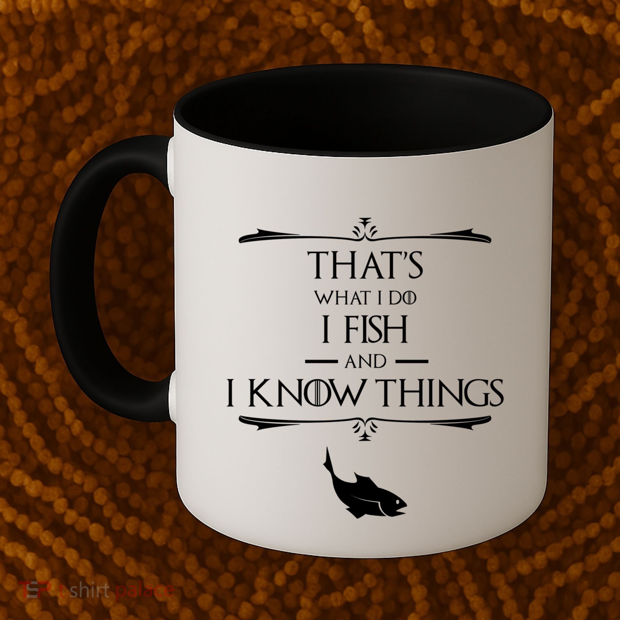 ThatS What I Do I Fish And I Know Things Funny Fishing Cute Gift Coffee Mug