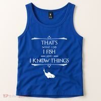 ThatS What I Do I Fish And I Know Things Funny Fishing Cute Gift Tank Top thumb 2