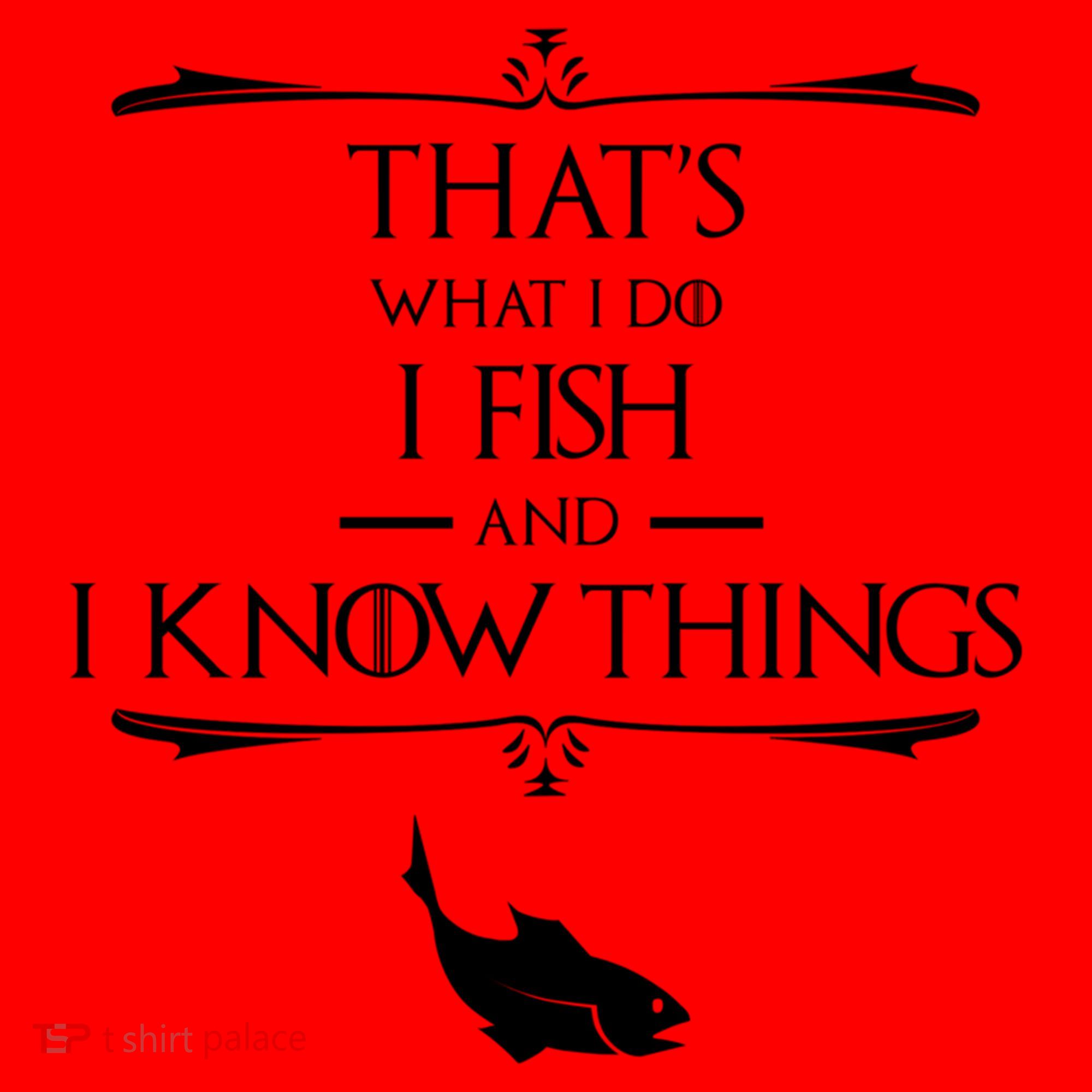 ThatS What I Do I Fish And I Know Things Funny Fishing Cute Gift Santa Hat